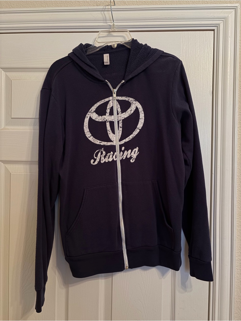 Toyota Racing Men’s Navy Zip-Up Hoodie